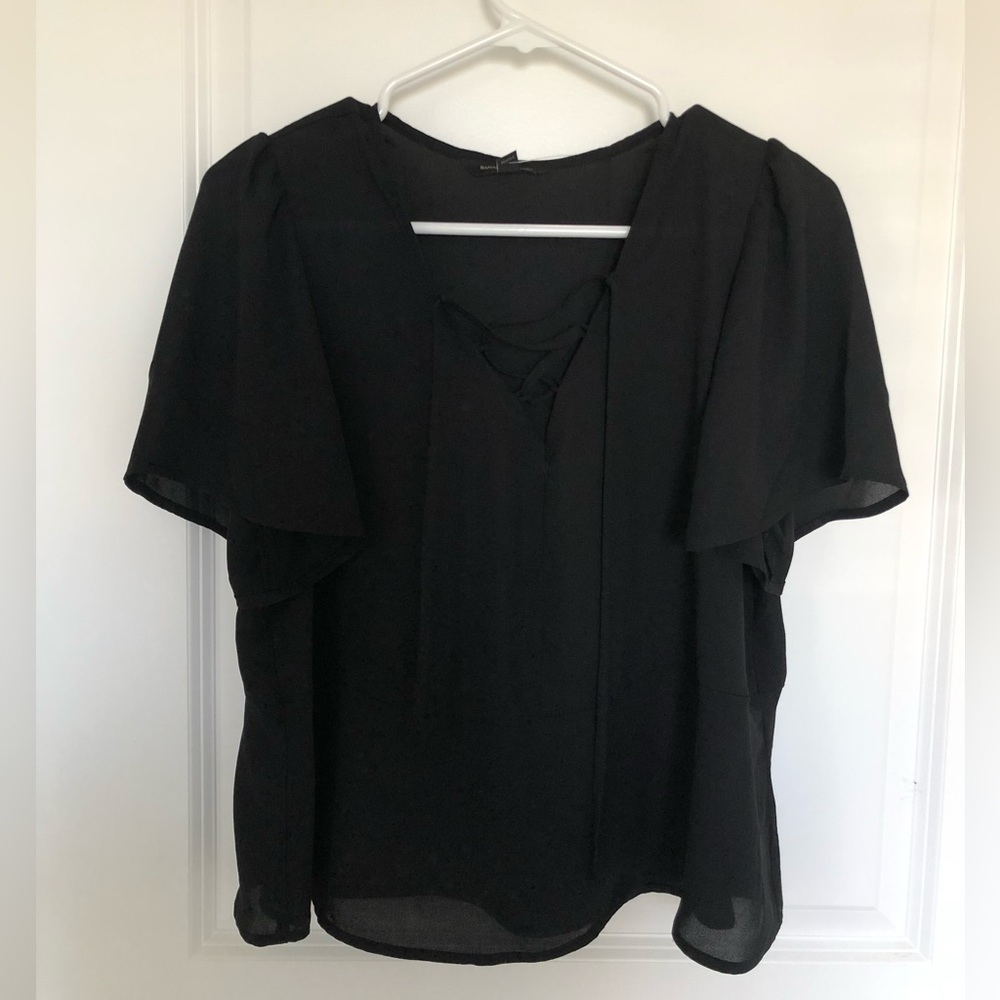 Banana Republic Factory Black Blouse